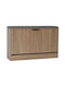 Wooden Shoe Organizer Beige 80x24x50cm