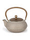 Bredemeijer Teapot Τσαγιέρα με Φίλτρο Μαντεμένια Μπεζ