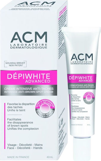 ACM Depiwhite Advanced Крем за Лице за Пигментни Петна и Изсветляване на Тена 40ml