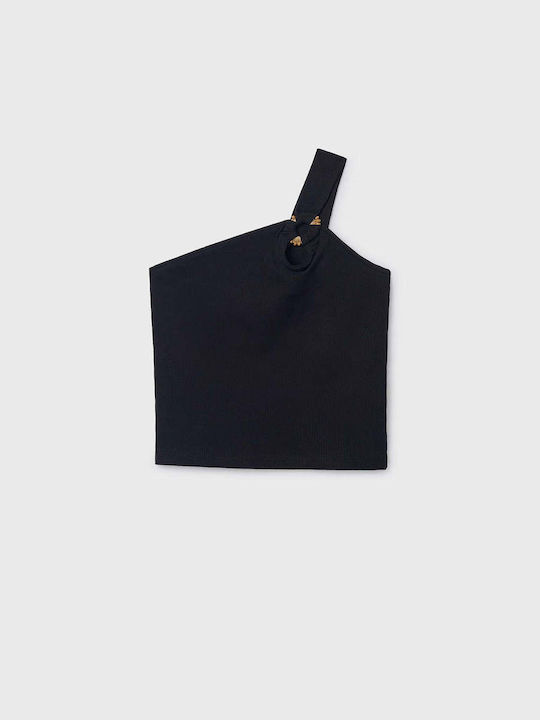 Mayoral Kids Top Sleeveless Black