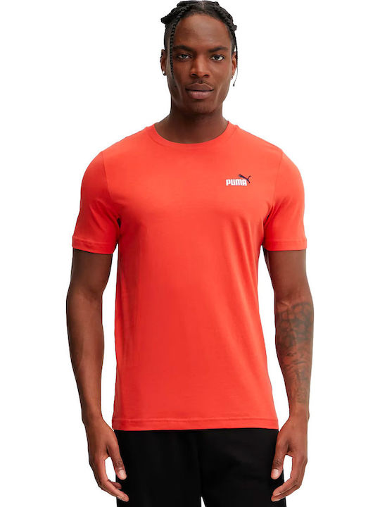 PUMA Ess 2 T-shirt Κόκκινο