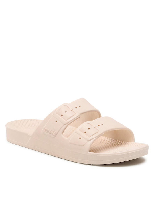 Frauen Flip Flops in Beige Farbe