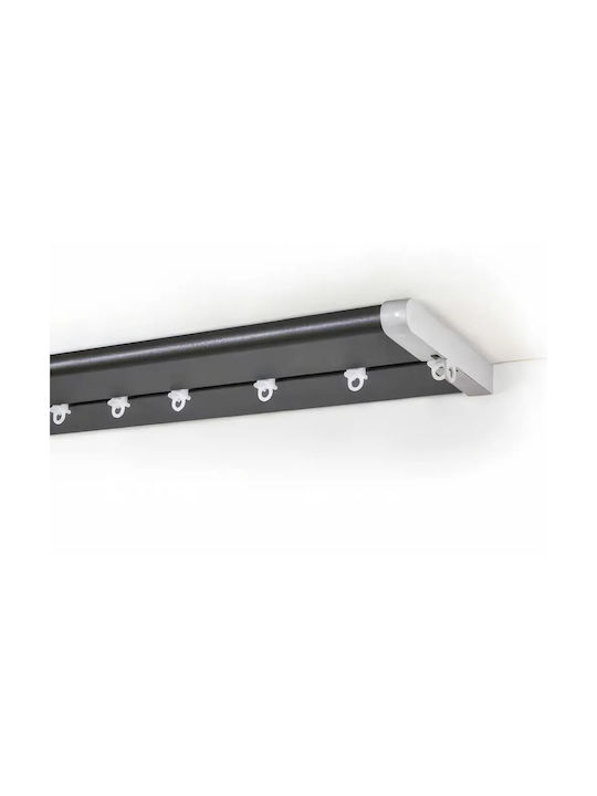 Anartisi Phantom One-Way Metallic Curtain Track...