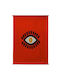 Wallity Decorative Tapestry Polybaby Handmade Red Fabric 140x100cm