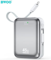 BWOO P77 10000mAh 45W Γκρι BWOO P77 10000mAh 45W Γκρι