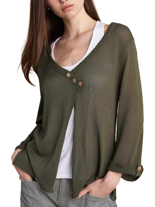 attrattivo Women's Long Sleeve Sweater Khaki 2Pack
