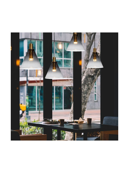 Elan Abat-Jour Deckenleuchte Bronze LED Schiene 30x30cm