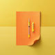 Nahvalur Writing Pen Fine 1.1mm Yellow made of Steel