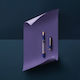 Nahvalur Writing Pen Stub 1.1mm Blue made of Steel with Blue Ink