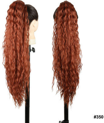 Coada De Cal Gkm Brazilian Wave Păr Sintetic Uman Keratin Kanekalon Nu Se Încrețește Nu Strălucește Nu Se Încâlcește Creț Sistem Cuib 71 Cm Cod #350