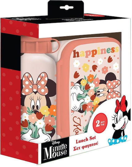 Diakakis Plastic Kids' Lunch Set Minnie 0.8lt