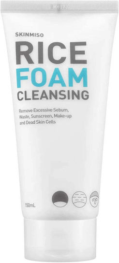 Skinmiso Rice Facial Cleansing Foam for Oil Control and Moisturizing Action 150ml
