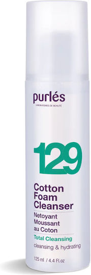 Purlés 129 Cotton Foam Makeup Remover Face & Eyes 125ml