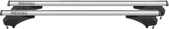 Menabo Autodachträger Aluminium Ariem 1185 cm Silber Farbe Suzuki SX4 S-Cross 5 Türen 2013>2016 2016>2021 2021> Flush oder Raised Dachreling-2 Stück 14700/mb Mp.14700/mb-109