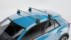 Menabo Complete Set Aluminum Car Roof Bars Omega M 112 Cm Silver Mazda 121 4 Doors 1991>2002 2 Pieces 9750 Mb+13460 Mb Mp.ma.13460/mb-omga-1