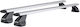 Menabo Complete Set Aluminum Car Roof Bars Omega Plus L 130 Cm Silver Ford C-Max II 5 Doors 2010>2019-2 Pieces 9700 Mb+14730 Mb Mp.fo.14730/mb-omgps-2