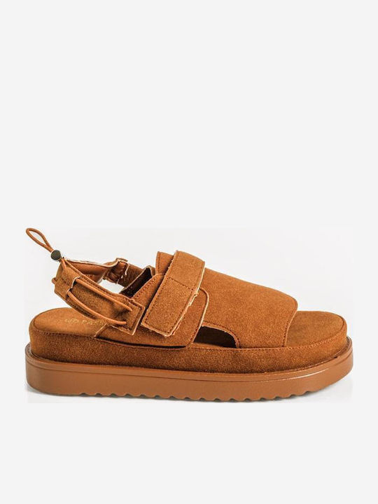 Γυναικεία Σανδάλια Flatforms Ταμπά