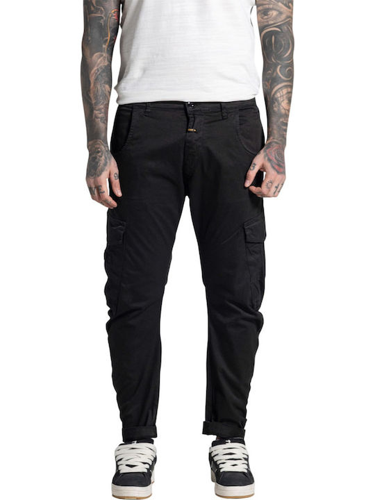 Pantaloni cu Croială Normală Black