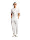 Trousers Elastic White