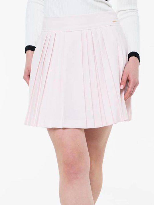 Guess Плисе Мини Пола Pink