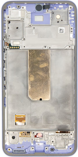 Samsung Οθόνη mit Touch-Mechanismus und Rahmen für Samsung A54 5G (Lila)