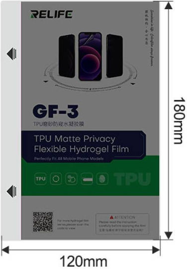 Relife Gf-3 TPU Matt Datenschutz Flexible Hydrogel Displayschutzfolie Galaxy M20