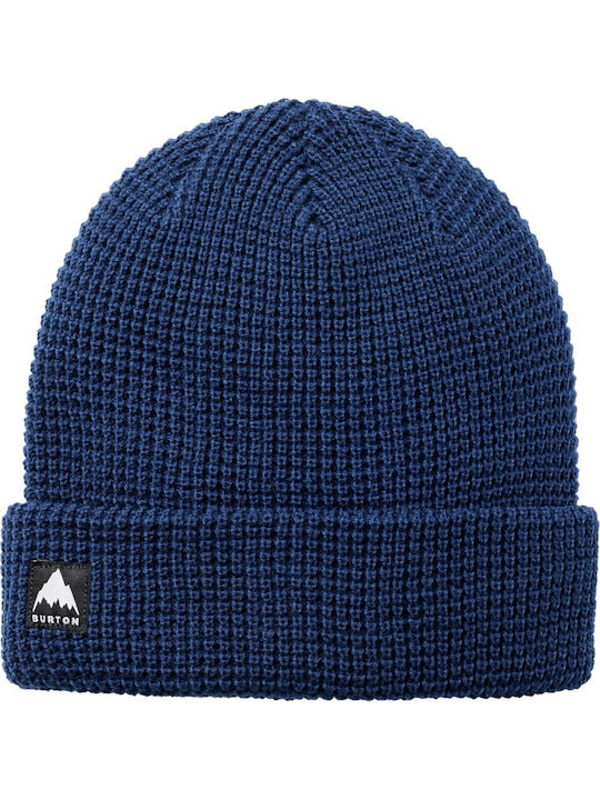 Recycled Waffle Beanie Ανδρικός Σκούφος Πλεκτός σε Μπλε χρώμα