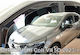 Heko Set of Windbreakers Front Car Dark Fime for Mitsubishi Colt 2023+ 2pcs