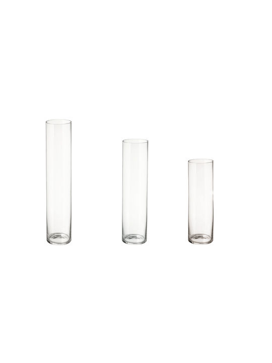 Decorative Vase Transparent 6x25cm