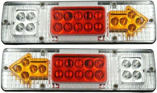 Φανάρια Οπίσθια Universal Led 10v-30v/2w 2τμχ 30x9cm 56162 Oem
