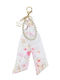 Charm Μαντιλάκι Πέρλες Pink Blossom