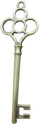Metal Keys Antique Bronze 53mm 3 Pieces