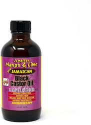 Jamaican Mango and Lime Βιολογικό και Ξηρό Καστορέλαιο για Μασάζ για Μαλλιά και Σώμα 118ml