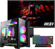 Vengeance Vengeance Maverick-V34 Настолен Компютър (Ryzen 5-3400G/8GB DDR4/240GB SSD/Без Операционна Система) с Клавиатура (International English) и Монитор MSI PRO MP2412