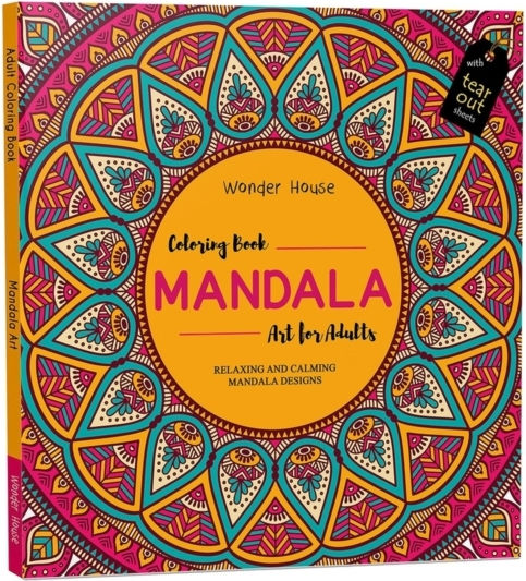 Colouring Book Mandala Art Adults Prakash Books Paperback