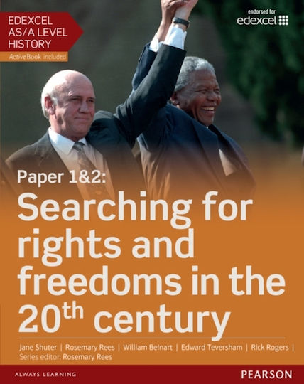 Edexcel As/a Level History, Paper 1&2: Searching For Rights And Freedoms In The 20th Century Student Book + Activebook - Pearson Education Limited - Multiple-component Retail Product