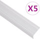 Profile Steps Shape G 5 Pcs Silver 100 Cm Alumi...