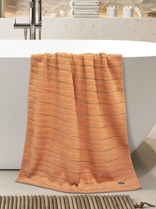 Lino Home Πετσέτα Σώματος Loomline 80x150εκ. Ρο...