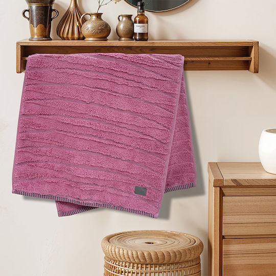 Lino Home Gesichtstuch Loomline 50x100cm Koralle Gewicht 600gr/m² Lino Home Gesichtstuch Loomline 50x100cm Koralle Gewicht 600gr/m²