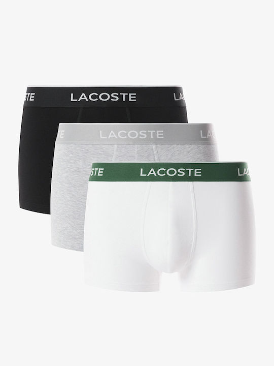 Lacoste Ανδρικά Μποξεράκια Jet Black 3Pack