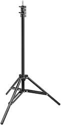 Avizar Adjustable 1.1m Telescopic Tripod Smartphone Holder Black