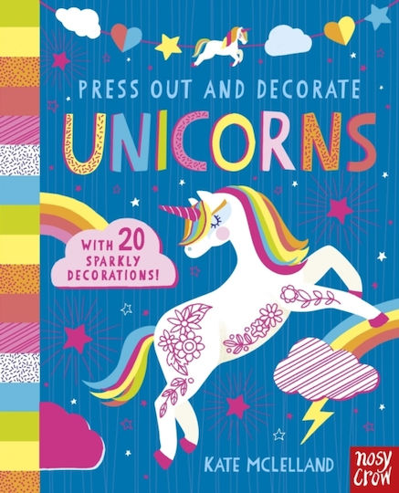 Press Out And Decorate: Unicorns - Nosy Crow Ltd - Board Book