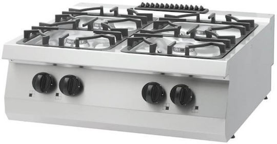 Maxima Flüssiggas-Kocher Vierfach 24kW 70x80x