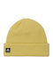 Recycled Waffle Beanie Männer Beanie Gestrickt in Gelb Farbe