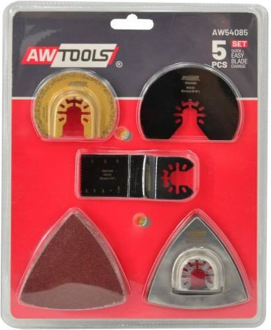 Awtools Mt Комплект Остриета За Трион 5 Броя Многофункционално Устройство