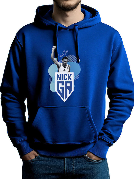 Sweatshirt mit Kapuze Royal Blue