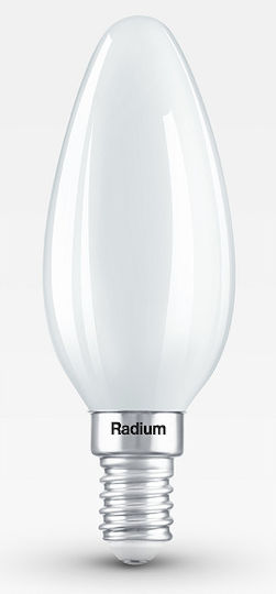 Radium Λάμπα LED 4.2W για Ντουί E14 Θερμό Λευκό