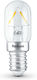 Radium LED Bulb 1.5W for Socket E14 and Shape T20 Warm White