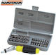 Mannesmann Nüsse Torx mit Vierkant-Antrieb 1/4", HEX Set 41Stück