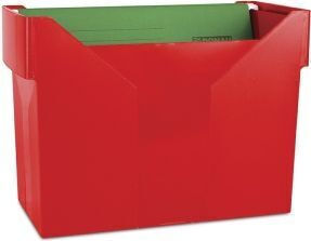Donau Mini Archive Donau 5 Plastic Red File Folders 7422001pl-04